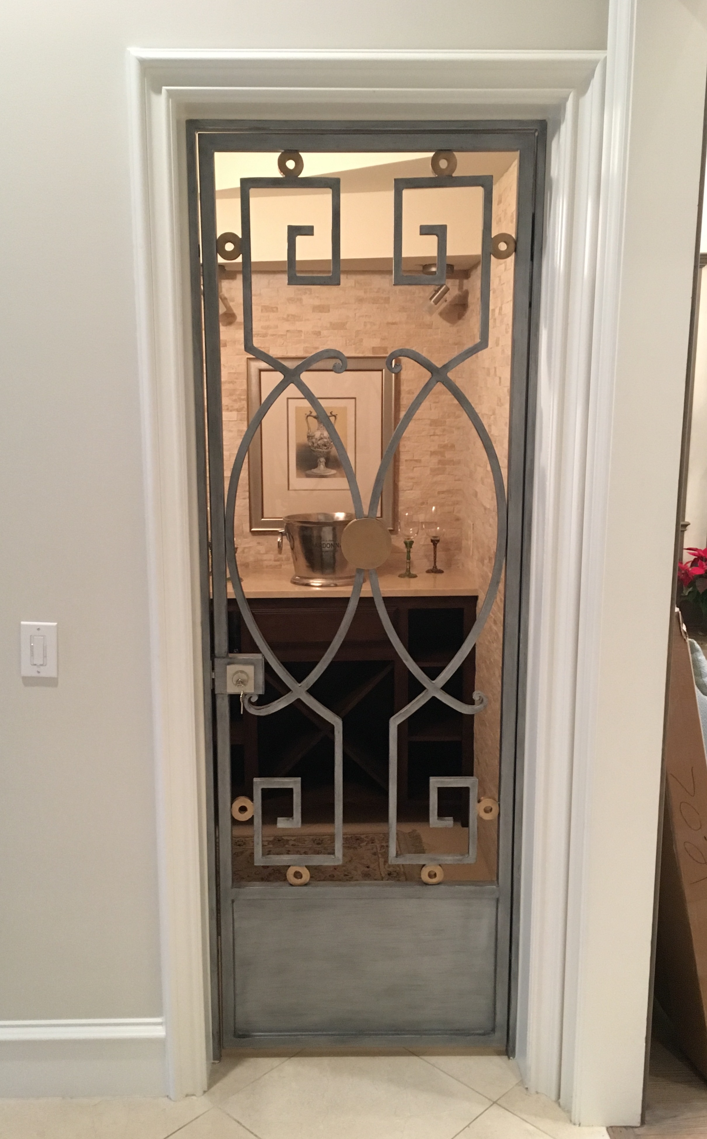 INTERIOR & WINE CELLAR DOORS - D'Hierro Iron Doors, Plano, TX